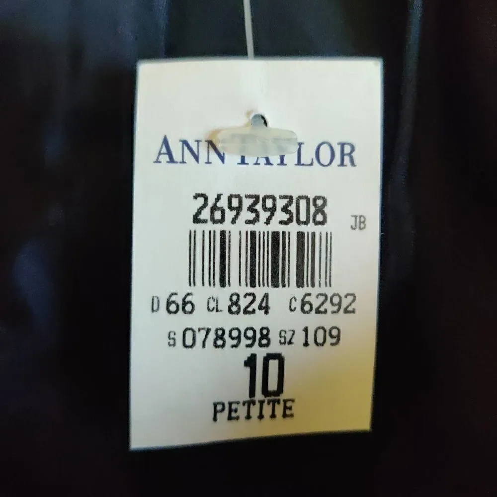 Ann Taylor A-Line floral wool blend skirt sz 10P